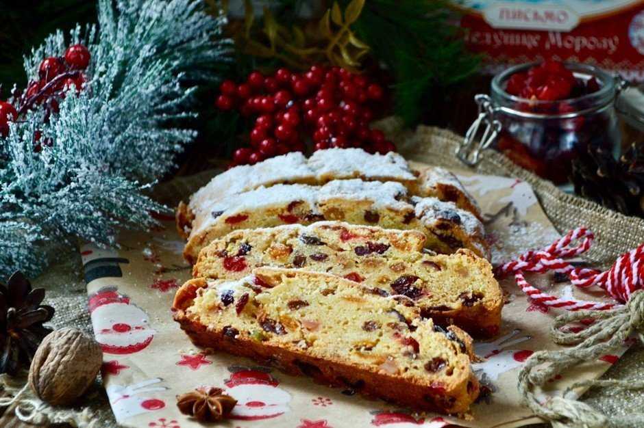 Рождественский кекс с орехами и сухофруктами пошаговый рецепт