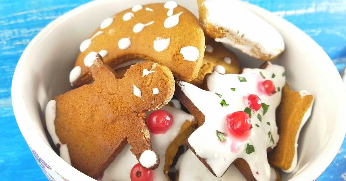 Рождественское имбирное печенье - классический рецепт. выпечка