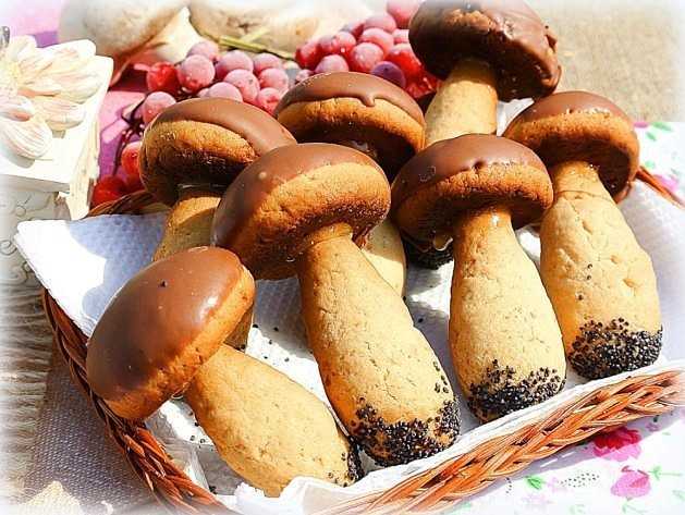 Как приготовить печенье грибы на сметане в шоколадной глазури: поиск по ингредиентам, советы, отзывы, подсчет калорий, изменение порций, похожие рецепты