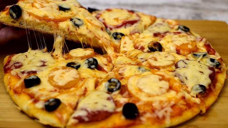 Пицца на жидком тесте – 5 рецептов с фото + советы