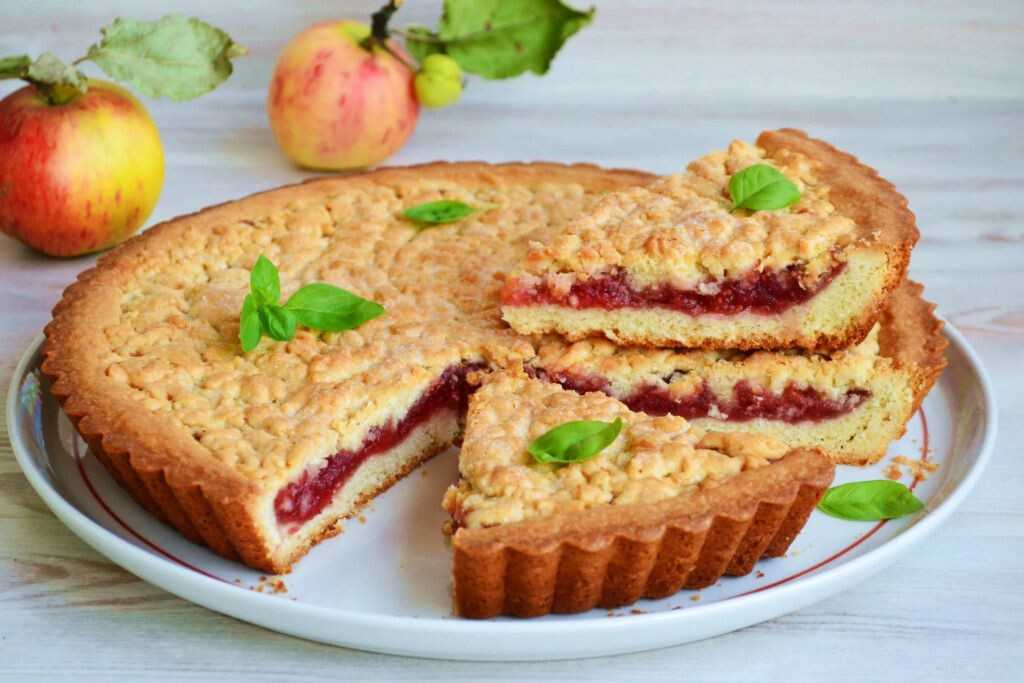 Насыпной пирог с яблоками — 13 легких и быстрых рецептов