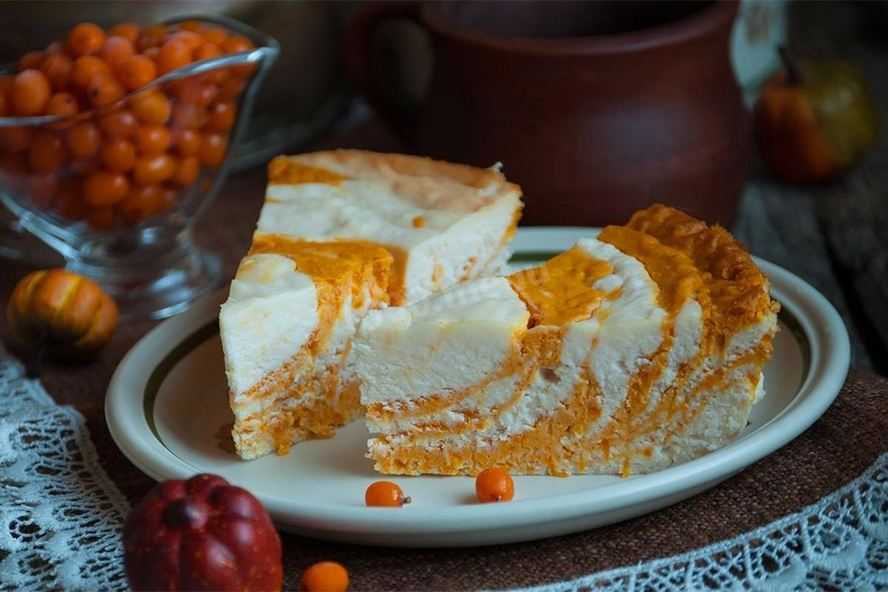 Пирог с творогом и тыквой – 6 рецептов в духовке или мультиварке