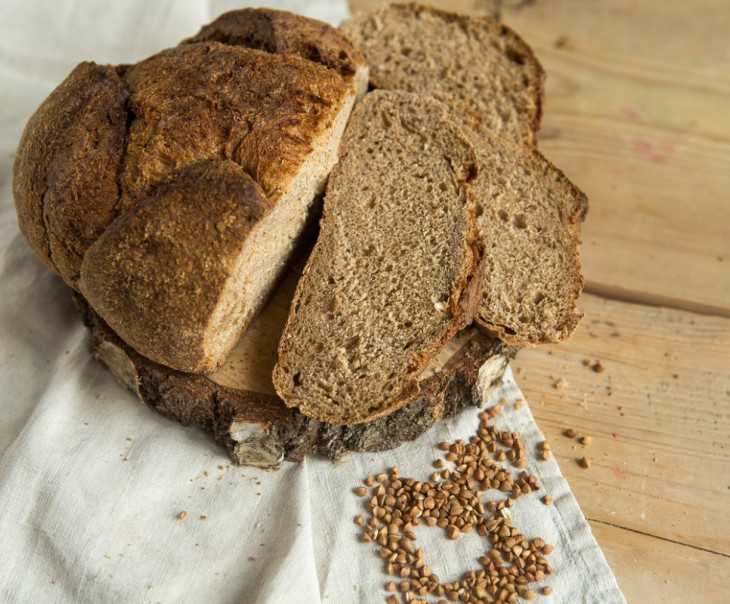 Пшенично гречневый хлеб