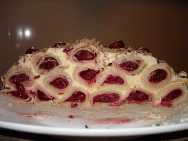 Торт "вишневая горка" - рецепты для очень занятой мамы - страна мам