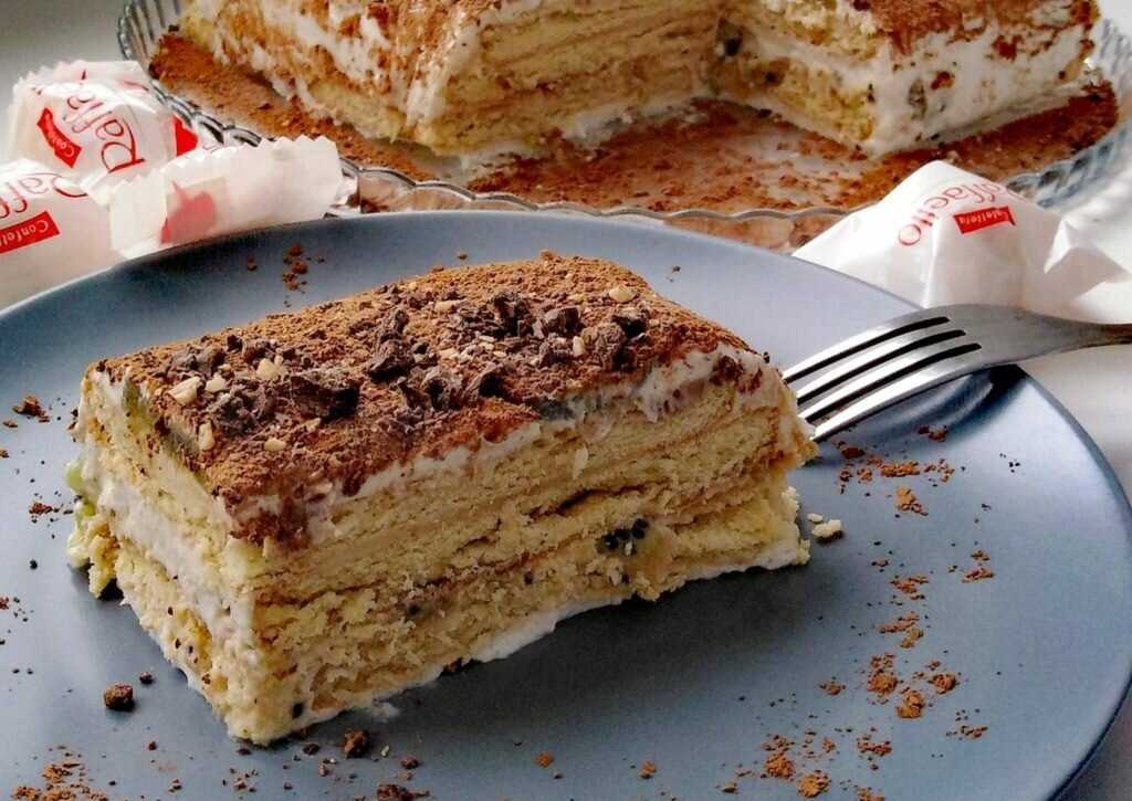 Торт без выпечки из печенья и творога - рецепты с кремом, бананом, сметаной и сгущенкой