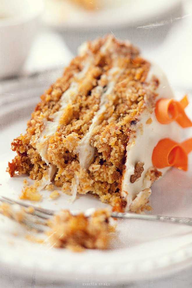Постный морковный торт рецепт с фото пошагово - 1000.menu