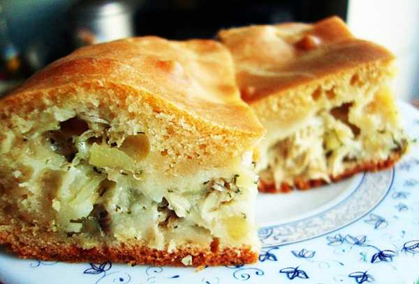 Пирог из жидкого теста с капустой — пошаговый рецепт с фото