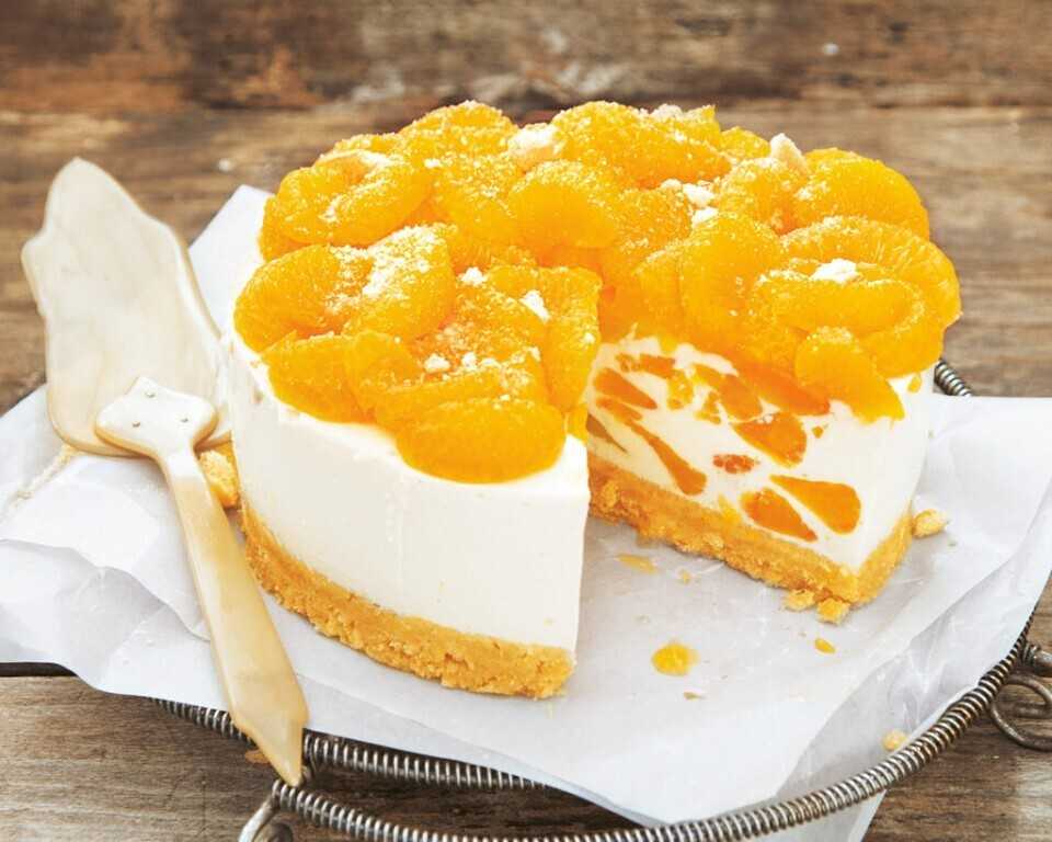 Торт бесквитный с курагой и апельсинами рецепт с фото - 1000.menu