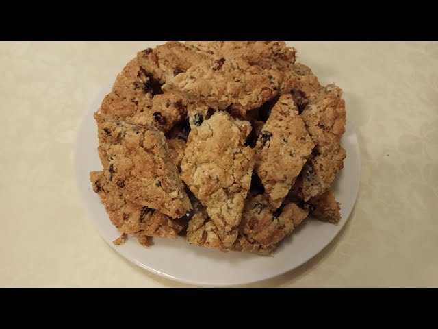 Рецепт печенья орехи с изюмом