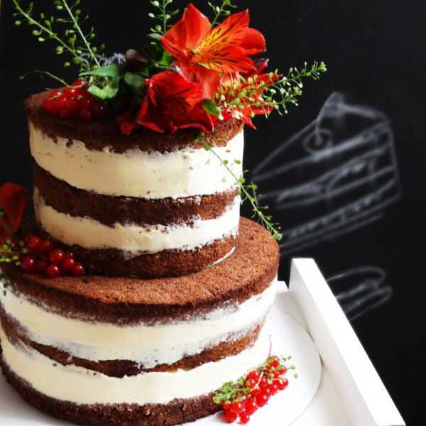 Голый торт – новое веяние кондитерской моды. рецепты и интересные идеи оформления современных голых тортов - автор екатерина данилова