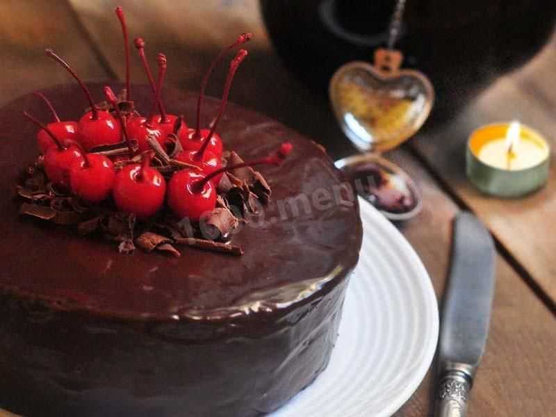 Торт шоколадное наслаждение ⋆ кулинарные и кондитерские рецепты