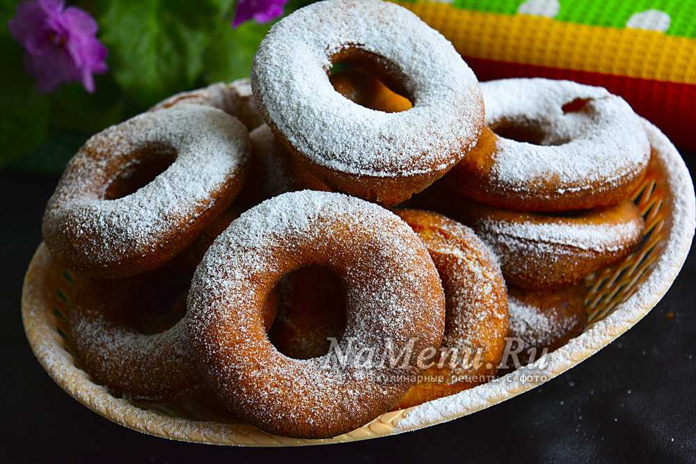 Пончики со сгущенкой — 4 пошаговых вкусных рецепта