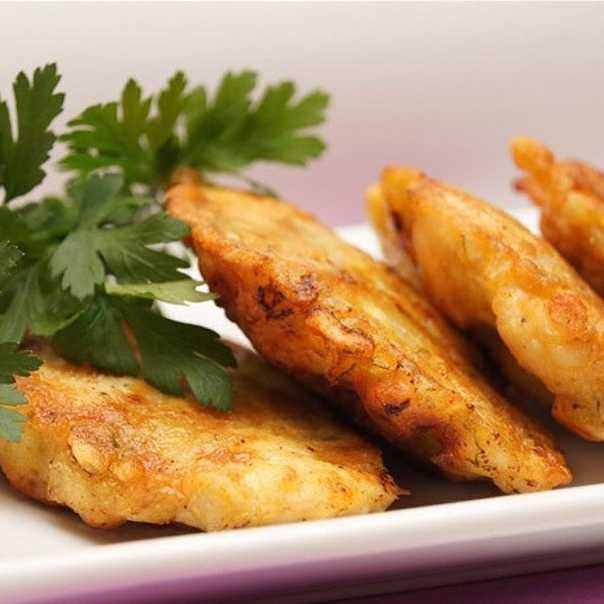 Картофельные оладьи с куриным фаршем - 12 пошаговых фото в рецепте
