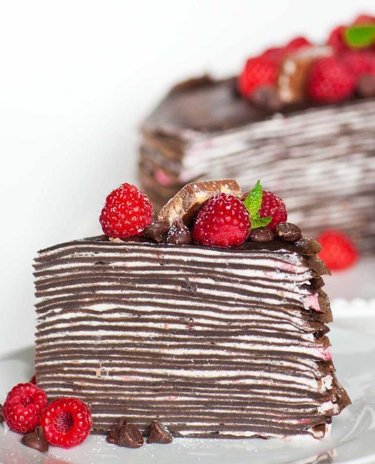 Шоколадный блинный торт: рецепт и фото на сайте всё о десертах