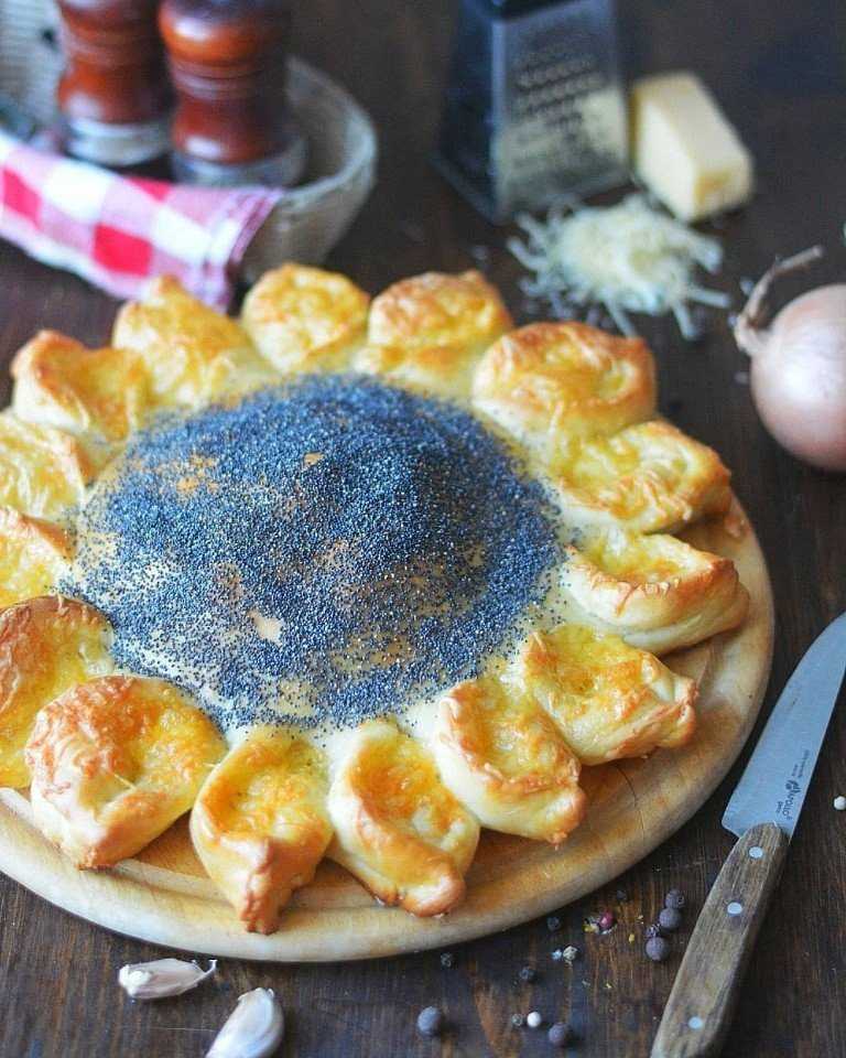 Пирог "маковый подсолнух". - рецепт с фотографиями - patee. рецепты