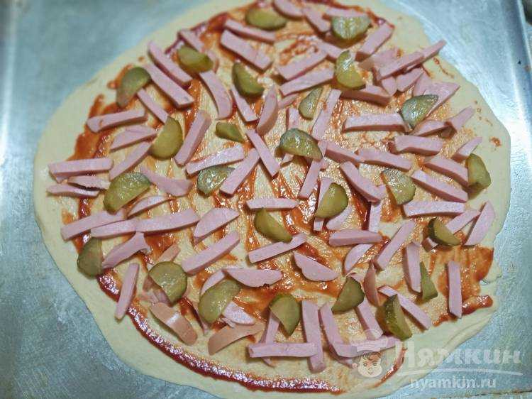 Начинка для пиццы с солеными огурцами: варианты