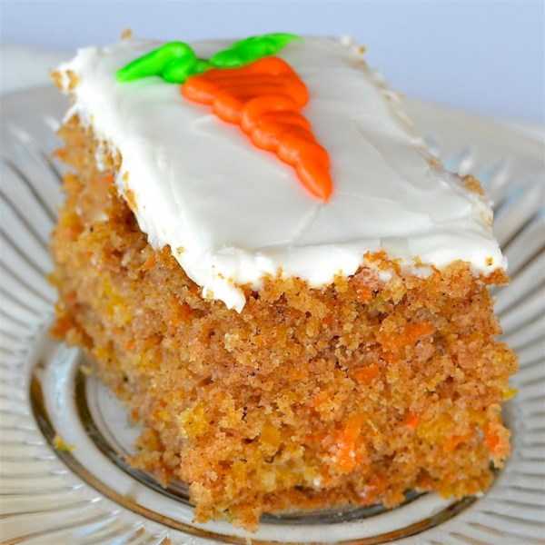 Морковный пирог постный