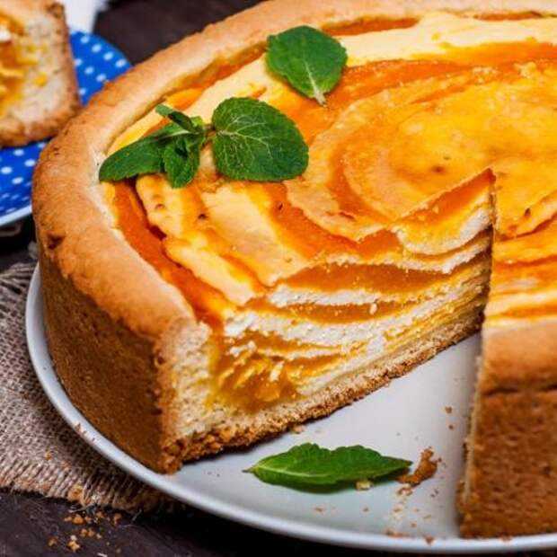 Пирог с тыквой и творогом –7 рецептов