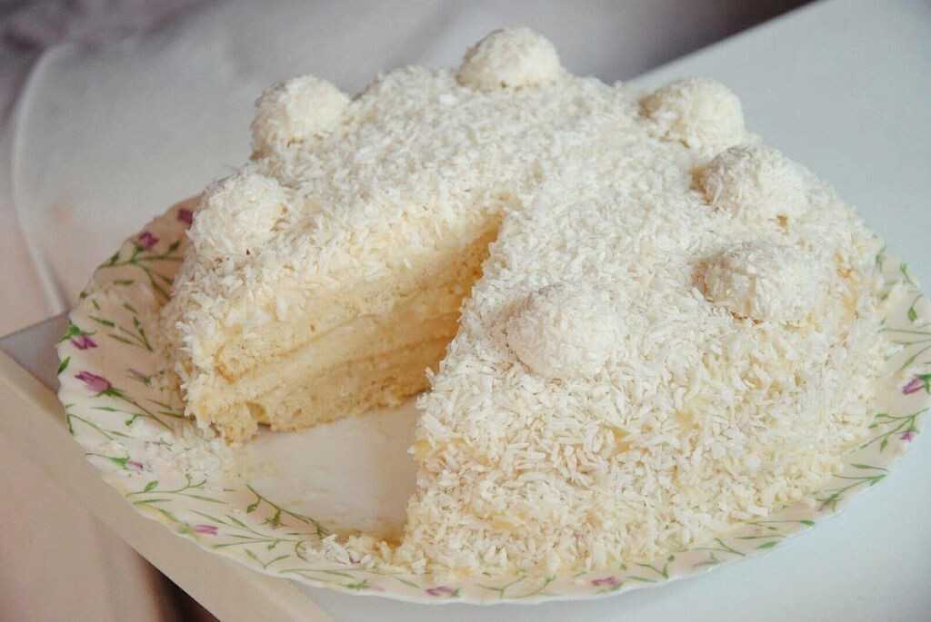 Торт рафаэлло: рецепт с фото пошагово в домашних условиях, самый вкусный