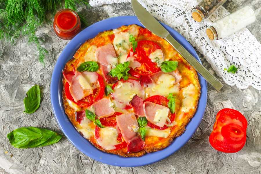 Пицца из кабачков на сковороде рецепт с фото пошагово - 1000.menu