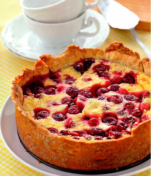 Пирог с творогом и ягодами — пошаговый рецепт с фото