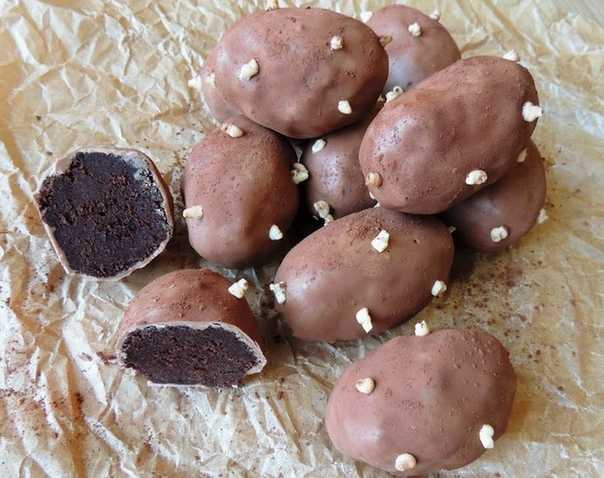 Шоколадная картошка из печенья – 6 рецептов