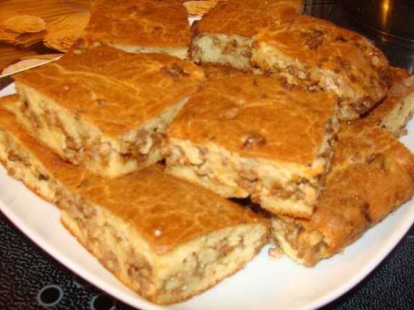 Печёные пирожки на кефире без дрожжей быстрого приготовления в духовке