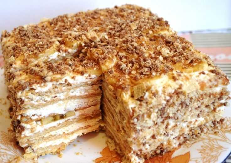 Торт с печеньем на творожном креме без выпечки рецепт с фото пошагово - 1000.menu