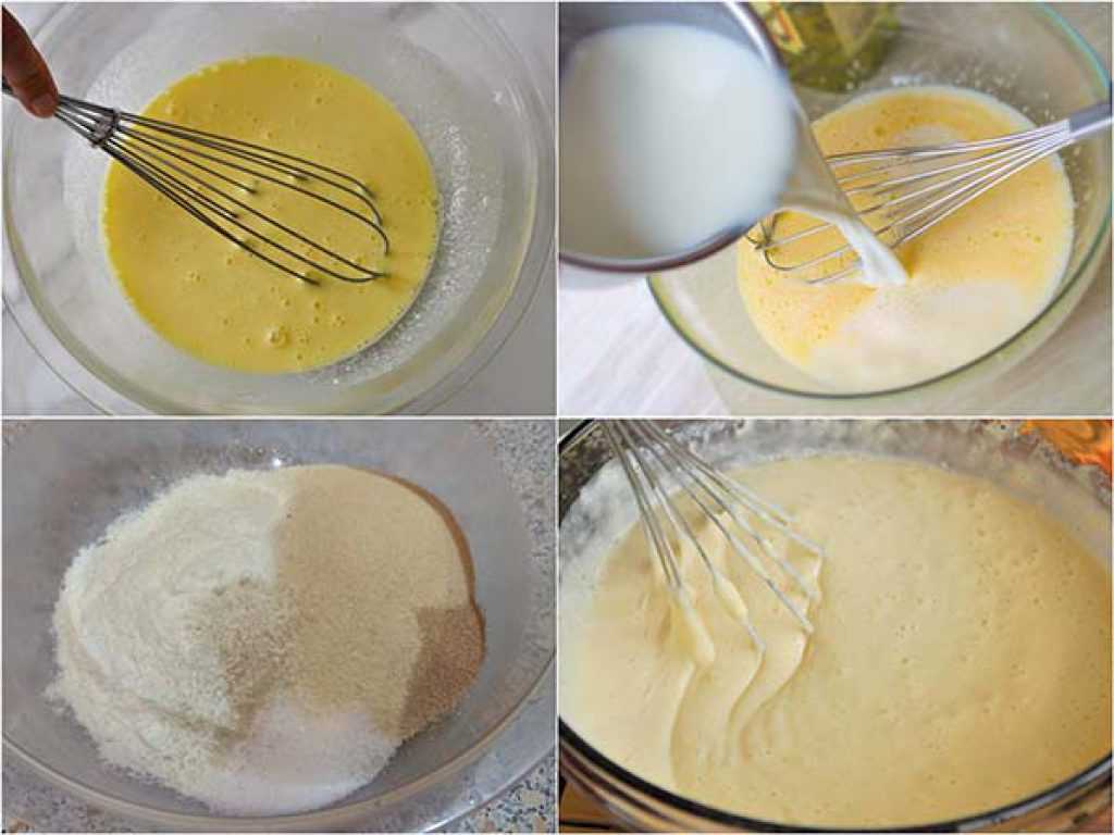 Блины с манкой на молоке с дрожжами татарские (дрожжевые): рецепт с фото пошагово