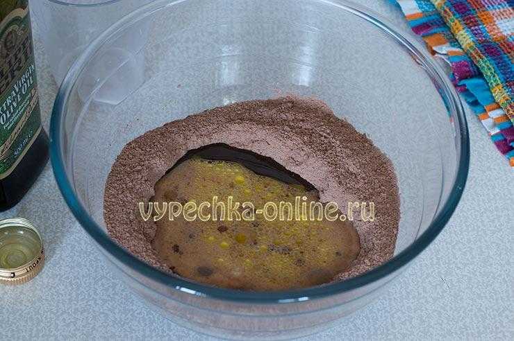 Шоколадно творожный кекс рецепт с фото пошагово и видео - 1000.menu