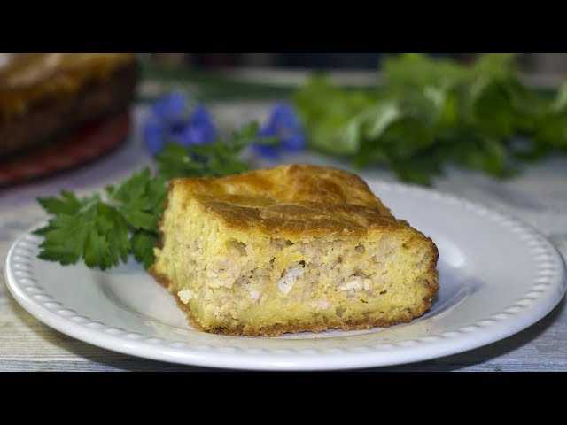 Заливной пирог с мясом на кефире рецепт с фото пошагово и видео - 1000.menu