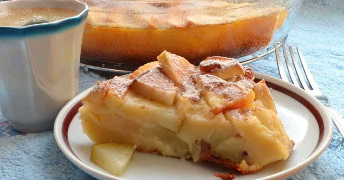 Яблочный пирог с медом