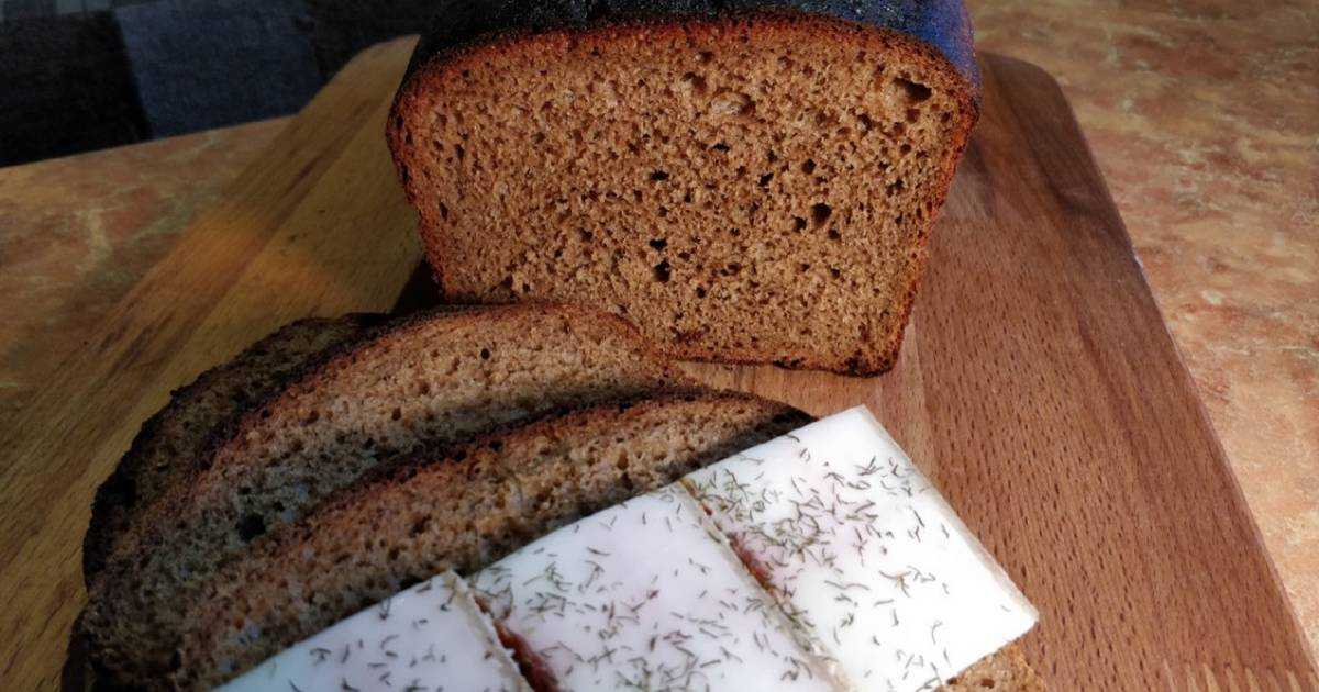 Ржаной хлеб с отрубями в духовке рецепт с фото - 1000.menu