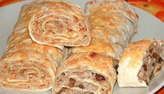 Греческая улитка с фаршем рецепт
