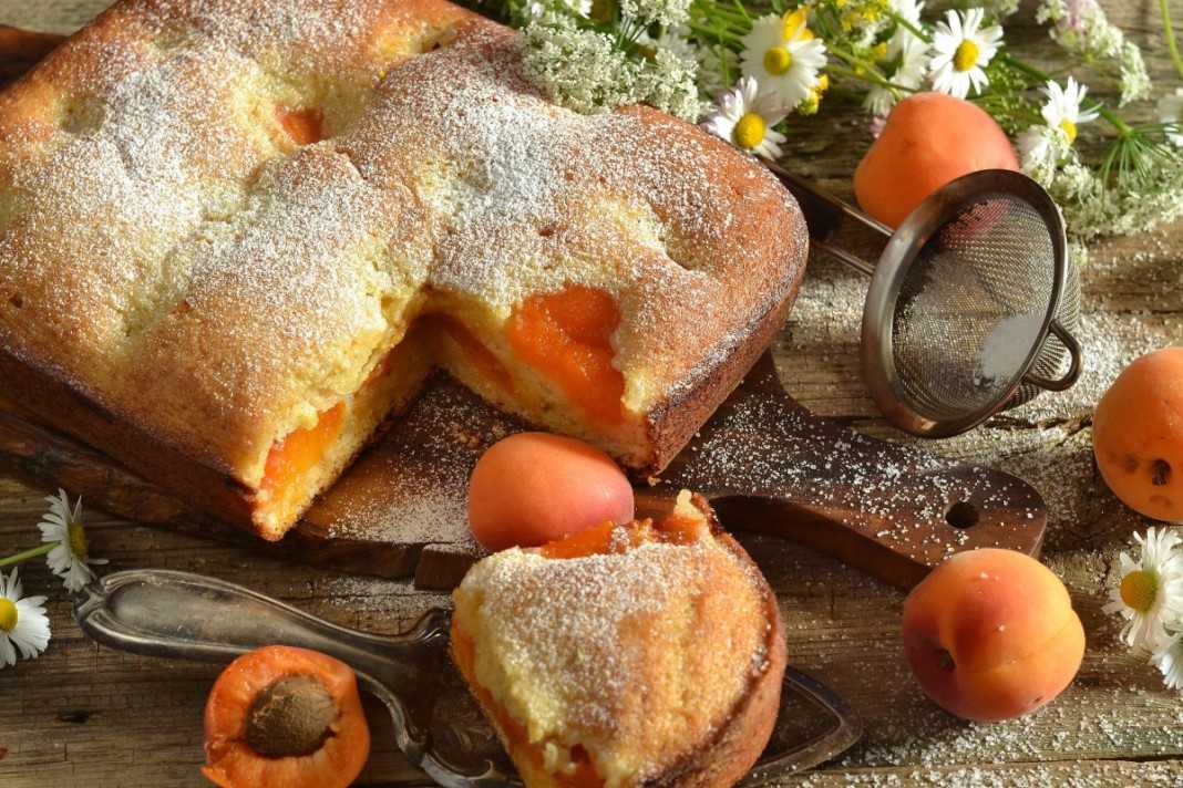 Дрожжевой пирог с абрикосами пошаговый рецепт