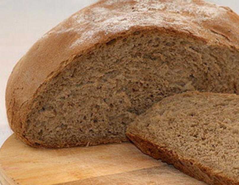 Русский классический хлеб из ржаной и пшеничной муки