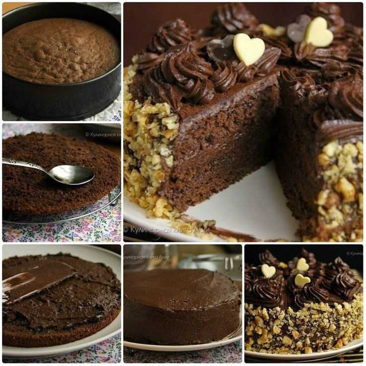 Шоколадный торт - простой рецепт на раз, два, три