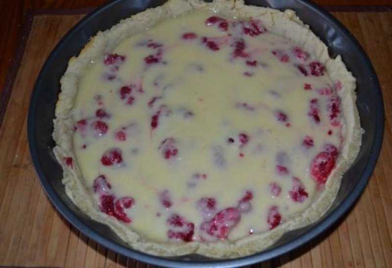 Пирог с малиной – 6 рецептов вкусного приготовления