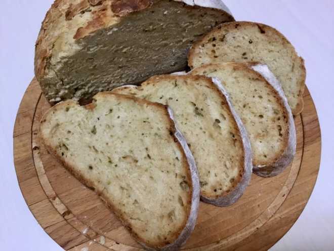 Хлеб на кефире в духовке