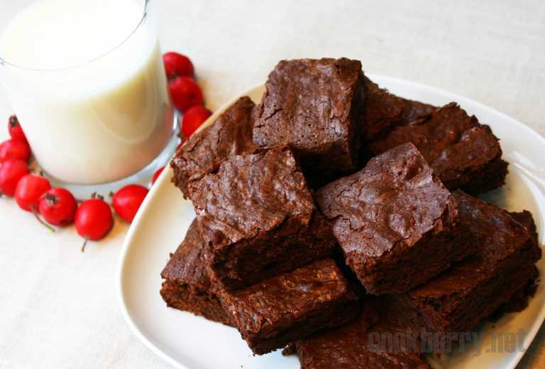 Рецепт шоколадного печенья брауни и еще один вариант
