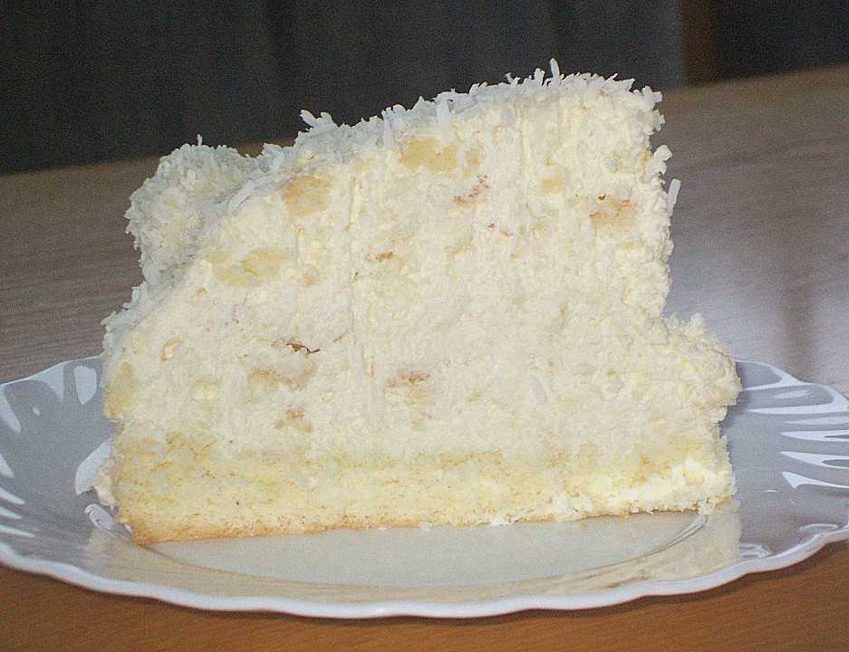 Кокосовый бисквит – рецепт для торта с фото