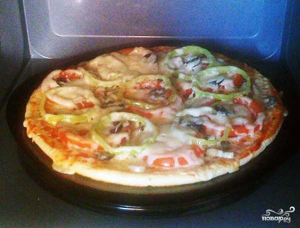Пицца в микроволновке: пошаговый рецепт с фото и еще 3 рецепта