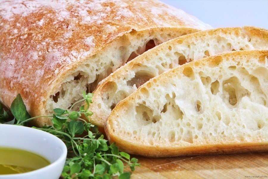 Хлеб чиабатта в хлебопечке рецепт с фото - 1000.menu