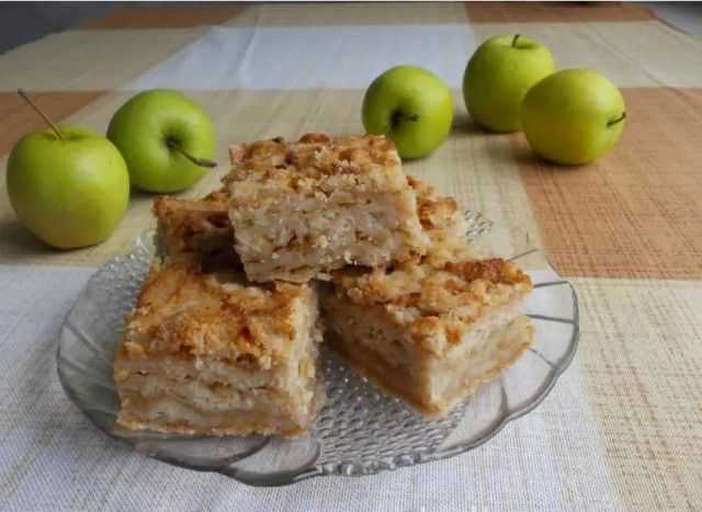 Очень вкусный насыпной яблочный пирог - люблю готовить - страна мам