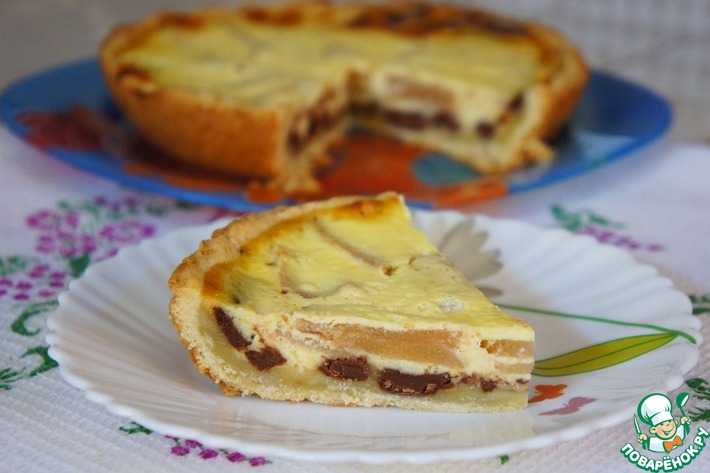 Пирог со сливами и грушами рецепт с фото пошагово и видео - 1000.menu