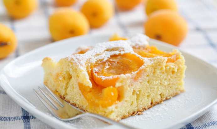 Творожный пирог с абрикосами - пошаговый рецепт