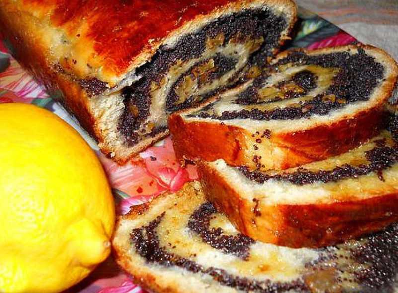 Рулет с маком из дрожжевого теста | вкусные домашние рецепты