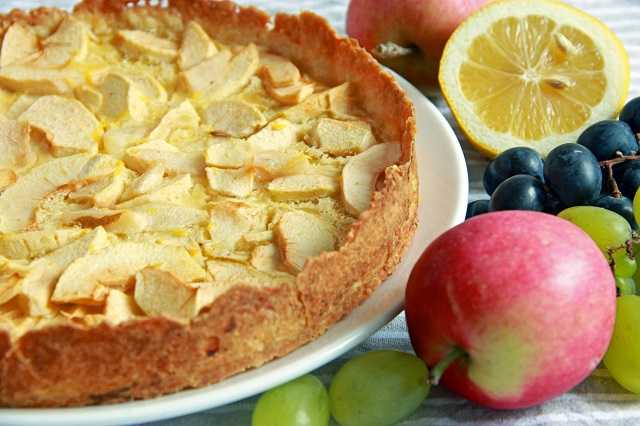 Вкусный лимонно-яблочный пирог рецепт с фото пошагово - 1000.menu
