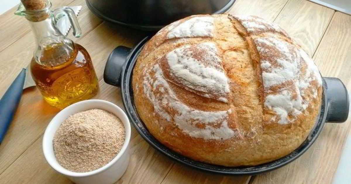 Хлеб с ржаными отрубями рецепт с фото - 1000.menu