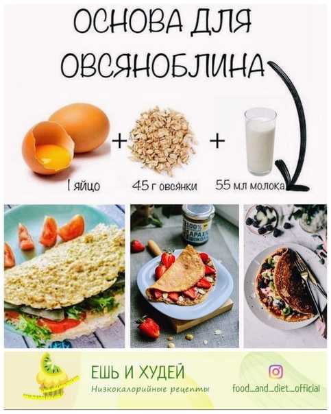 Овсяноблин: 9 рецептов для правильного питания с фото (пошагово)